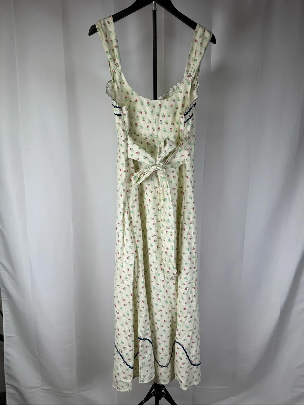 Free People Sweet Hearts Midi Dress Cottagecore Medium NWT